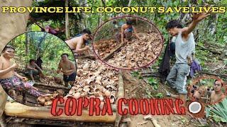 Coconut HarvestCopra Making #provincelife  #farmer