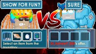BenBarrage vs No GrowID Legend Bot  Show Battle  Show For Fun  Growtopia