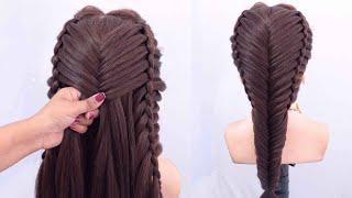 Long Hair Hairstyle For Girls - Beautiful Ponytail Hairstyle  Easy Hairstyle Tutorial