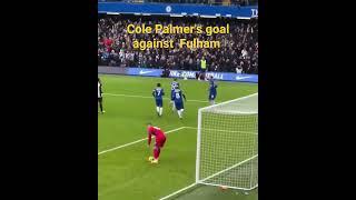 Cole Palmers penalty goal against Fulham    #cfc #chelsea