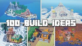 100+ Build Ideas for Your Minecraft Survival World