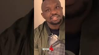 Whyte puts it on Kugan For interviewing on a iPhone 7 