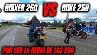 La Duke 250 defenderá su TITULO VS Gixxer 250 Cual Ganara?