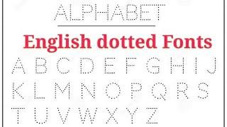 How to write English Dotted fonts in Ms Word