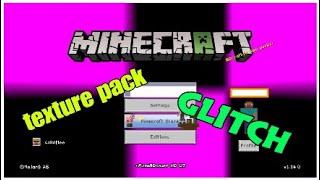 Minecraft bedrock texture pack glitch    windows 10 PS4 Xbox one switch android