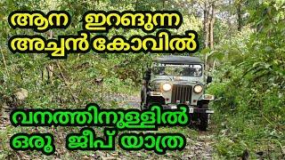 Jeep Ride to Achankovil Forest Road