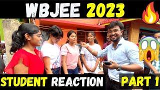 WBJEE 2023 Most Honest Student Reaction  Toughest paper or easiest? Expected Rank  Part 1