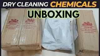 DRY CLEANING CHEMICALS  की UNBOXING #drycleaningbusiness #laundrybusiness