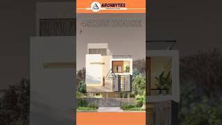 45x55 Feet House Elevation Design  2475sqft #3d #trending #shorts #archbytes