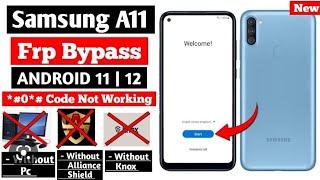 Samsung A11 Android 12 Frp Bypass Unlock Google Account Lock Withoutt Pc  Without Restore Data