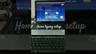 Typing home setup for exam #shorts #juniorassistant #upsssc #exam #viral #video