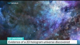 2D Universe Evidence of a 2D hologram universe discovered