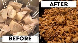 How to make Jackfruit *ACTUALLY* taste good How to get rid of the acidic flavor