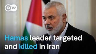 Top Hamas political leader Ismail Haniyeh assassinated in Tehran  DW News