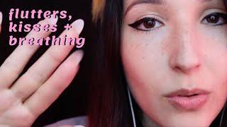 ASMR - MAKING YOU SLEEP  Finger Flutters Kisses Deep Breathing Relax Fall Asleep 