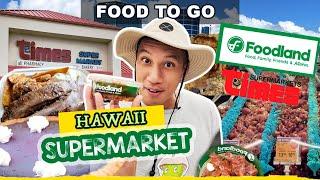 ULTIMATE Hawaii SUPERMARKET FOOD TOUR Best Hawaii Exclusive Items Eating Supermarket Food To Go