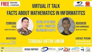 Virtual IT Talk  Facts About Mathematics In Informatics