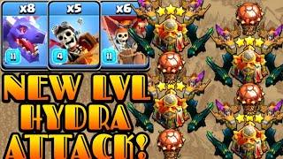 Th16 New Level Dragon & Dragon Rider Attack Strategy New Max level Hydra TH16 Attack Strategy - COC