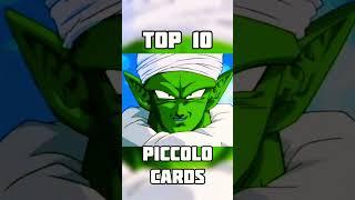 Top 10 Piccolo Dragon Ball Super Cards #dragonballsuper #dragonballz #dbstcg #shorts
