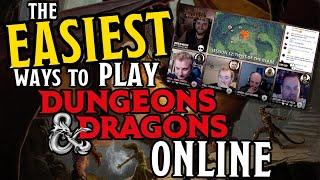 EASY Ways to Play D&D Online ...TONIGHT