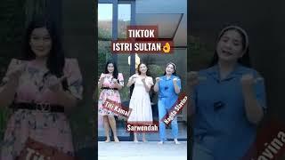 ketika Istri sultan Main Tiktok ⁉️ #titikamal #nagitaslavina #sarwendah #rubenonsu #sultanandara