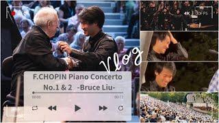Bruce Liu - F.Chopin Piano Concerto No.1 & 2 + 2 encores La Roque dAnthéron  July 30 2023