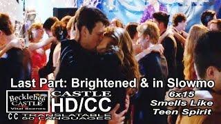 Castle 6x15 End Scene Smells Like Teen Spirit Caskett Song & Kisses Brightened Slowmo HDCC