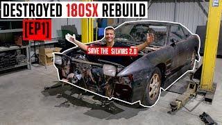 SAVE THE SILVIAS 2.0  Destroyed 180sx Rebuild EP1