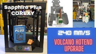 CoreXY Sapphire Plus High-speed 3D printing  CNC 3018 DIY aluminum mount for E3D Volcano hotend