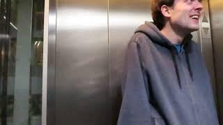 HARASSED By A Nasty Security Guard On Schindler Hydraulic Elevators At Grand MetroLink Station