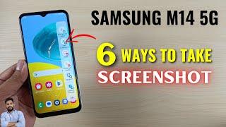 Samsung M14 5G  How To Take Screenshot?