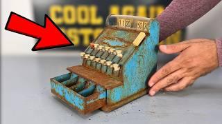 Secret Treasure Inside - Restoring a French Cash Register with Hidden Money