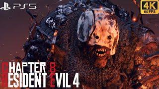 Resident Evil 4 Remake  Chapter 8 The Castle Battlements Hardcore  PS5 4K 60FPS Gameplay