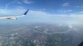 Kolkata To Bangalore  Morning Flight  Indigo Take Off  Landing Howrah Bridge From Flight