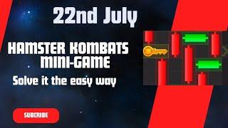 Key 3 July 22 MINI GAME- Hamster Kombat Mini Game  Claim Key Knock Knock