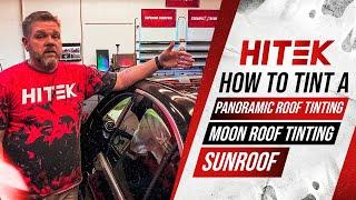 How to Tint a Sunroof  Panoramic Roof tinting  Moon Roof Tinting