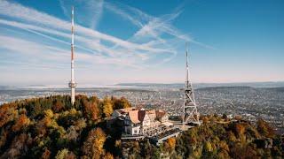 Uetliberg Lookout Tower l The Highest Point of Zurich l Switzerland l 4K