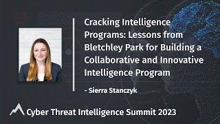 Lessons from Bletchley Park for Building a Collaborative and Innovative Intelligence Program