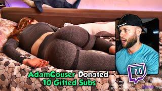 REACTING & DONATING TO TWITCH STREAMERS