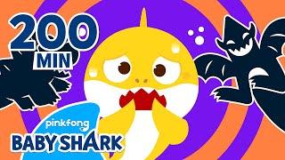 BOO Spooky Shadow Monsters Scare Baby Shark  +Compilation  Halloween Story  Baby Shark Official
