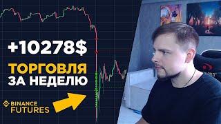 Сделал 10 000$ не ходя на работу за НЕДЕЛЮ Трейдинг на бирже Binance futures Скальпинг Криптовалют