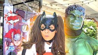 Soso Dresses Up As A Superhero For Some HALLOWEEN Fun And Games