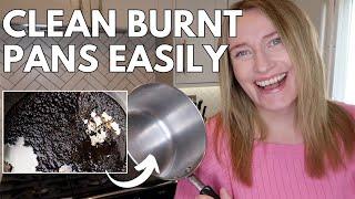 How to clean burnt pans  8 ways to remove black marks from pots