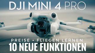 DJI Mini 4 Pro Deutsch - Preise Kameravergleich und viele neue Funktionen der 250g Drohne