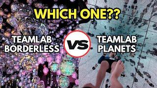 teamLab Planets vs teamLab Borderless Tokyo Japan 2024 UPDATE - Which one should you go to?