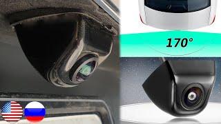 How to Install Rear AHD 1080P Fisheye Camera 175° to Your Car  Install Backup Camera on Mercedes