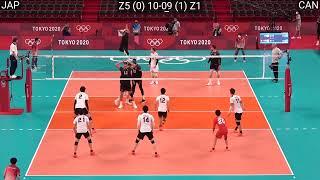 Volleyball Japan - Canada Amazing Full Match