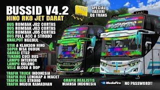 BUSSID V4.2 OBB MOD HINO RK8 JET DARAT SUOSS  GRAFIK HD REALISTIS  FULL ROMBAK NUANSA INDONESIA