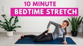 10 min BEDTIME YOGA STRETCH  Full Body Stretches To Release Muscle Tension Before Bed