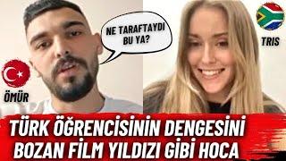 Türk Öğrencisinin Dengesini Bozan Film Yıldızı Gibi Hoca
